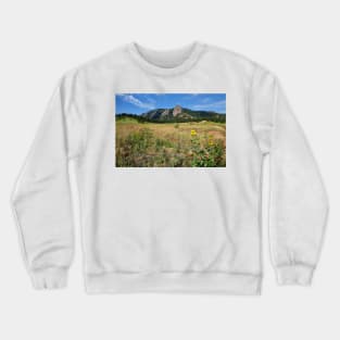 Boulder's Flatirons At Chautauqua Park Crewneck Sweatshirt